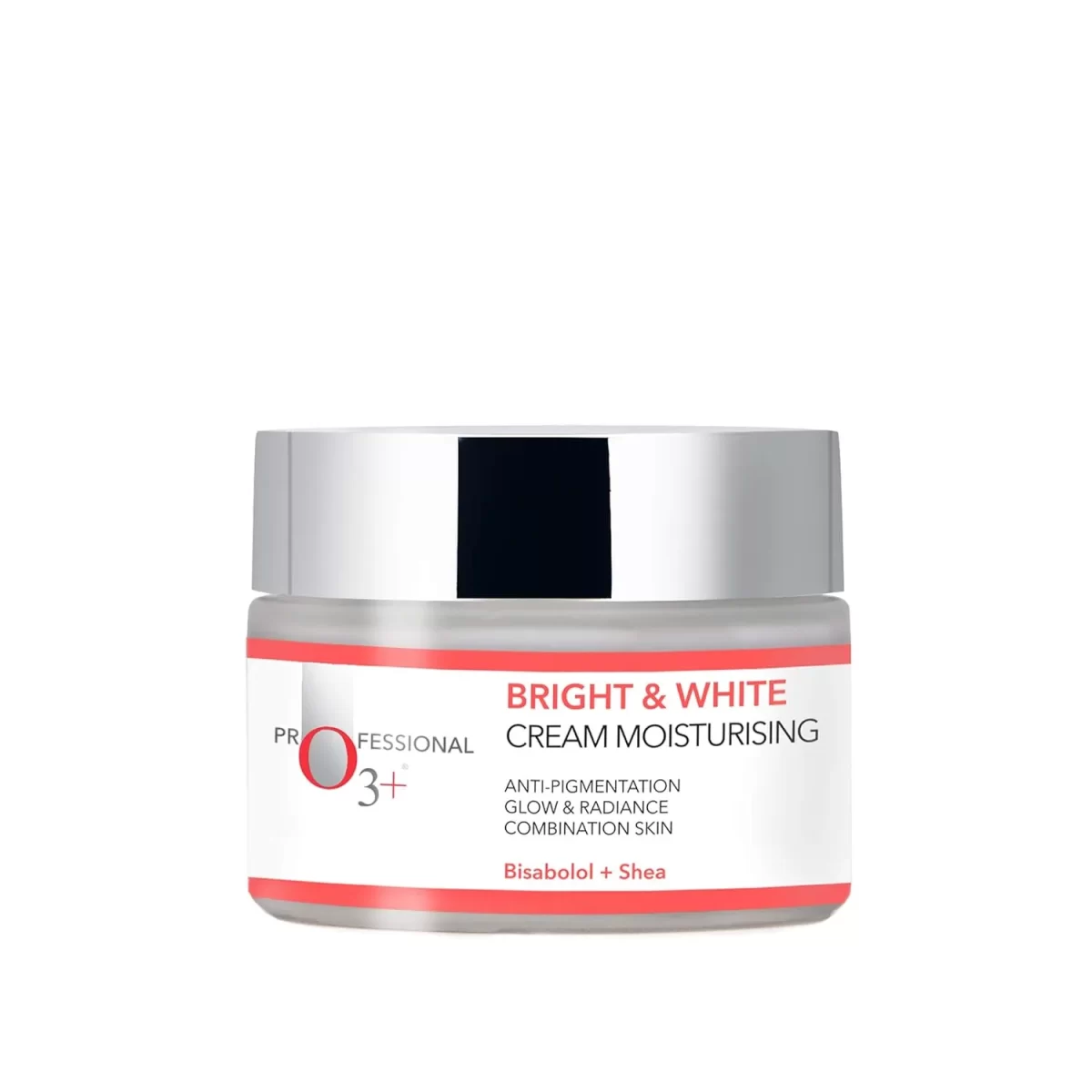 O3+ Bright & White Cream Moisturizing For Women & Men Bisabolol + Shea4