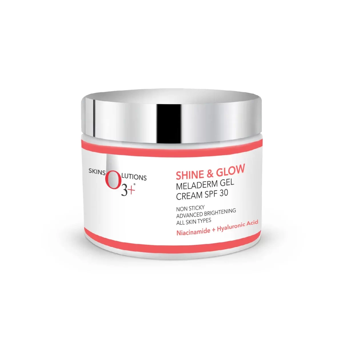 O3+ Shine & Glow Meladerm Gel Day Cream Spf 302