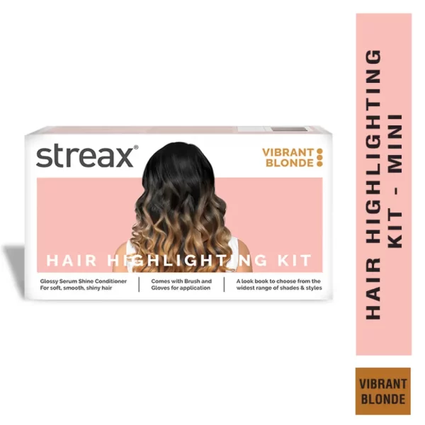 Streax Hair Colour Highlighting Kit Vibrant Blonde1