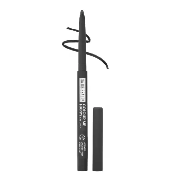 Swiss Beauty Colour Me Happy Eyeliner Black Midnight