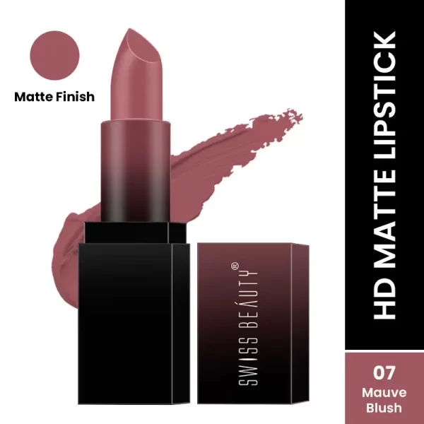 Swiss Beauty Hd Matte Lipstick 07 Mauve Blush