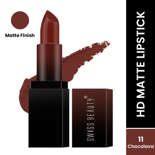 Swiss Beauty Hd Matte Lipstick 11 Chocolava