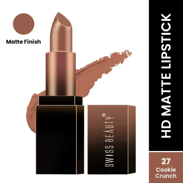 Swiss Beauty Hd Matte Lipstick 27 Cookie Crunch