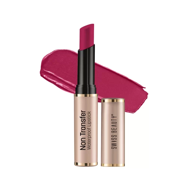 Swiss Beauty Non Transfer Waterproof Lipstick 404 Vivid Magenta