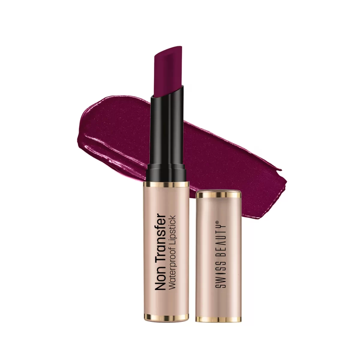 Swiss Beauty Non Transfer Waterproof Lipstick 422 Burgundy