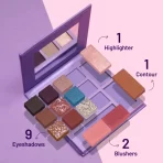 Swiss Beauty Take Me Anywhere Face & Eye Palette 9 Eyeshadow 22