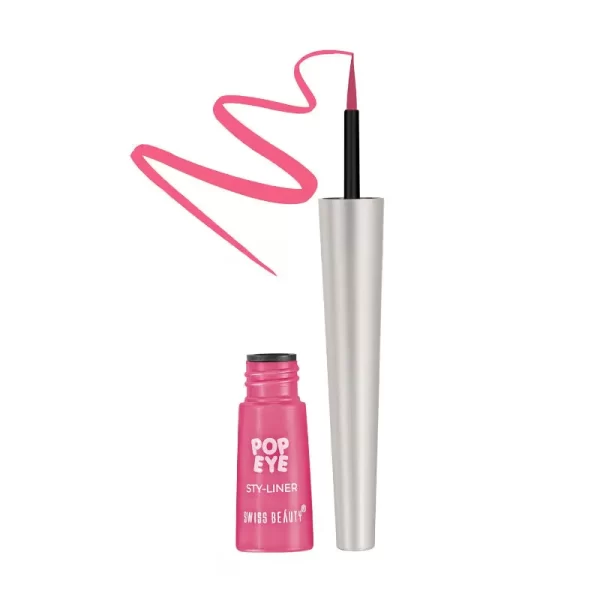 Swiss Beauty Waterproof Pop Eyeliner With Smudge Proof And Quick Drying Formula 02 Neon Pink