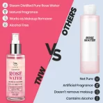 Tnw The Natural Wash 100% Steam Distilled Rose Water Face Toner Spray,make Up Remover,gulab Jal3