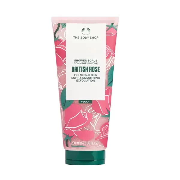 The Body Shop British Rose Shower Scrub4