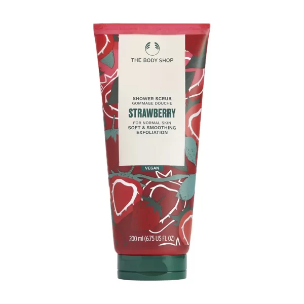 The Body Shop Strawberry Softening Body Polish Scrub1