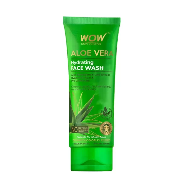 Wow Skin Science Aloe Vera Hydrating Face Wash1