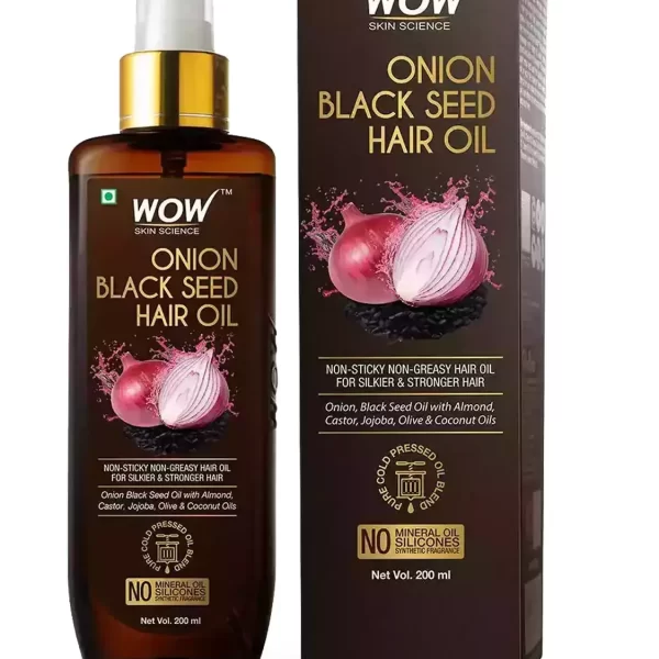 Wow Skin Science Onion Black Seed Hair Oil 200 Ml1