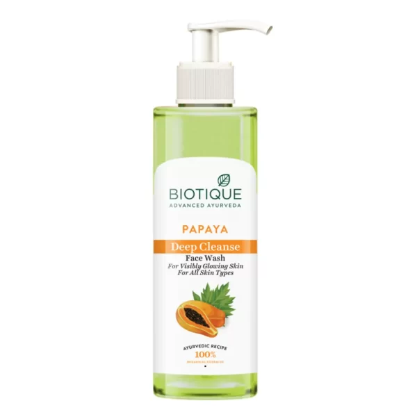 Biotique Bio Papaya Visibly Flawless Face Wash For All Skin Types 200ml