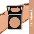 Flicka Candid Velvet Matte Compact Powder Caramel