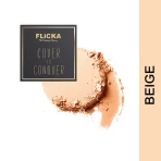 Flicka Cover To Conquer Velvet Matte Compact Powder Beige