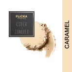 Flicka Cover To Conquer Velvet Matte Compact Powder Caramel1