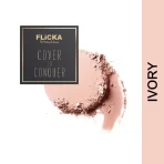 Flicka Cover To Conquer Velvet Matte Compact Powder Ivory