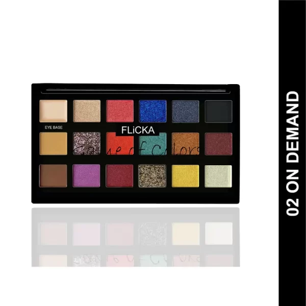 Flicka Game Of Colors Eyeshadow Palette 02 On Demand