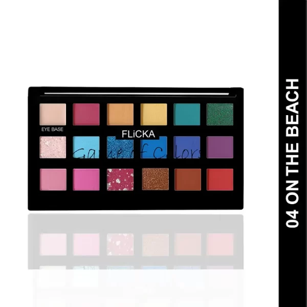 Flicka Game Of Colors Eyeshadow Palette 04 On The Beach