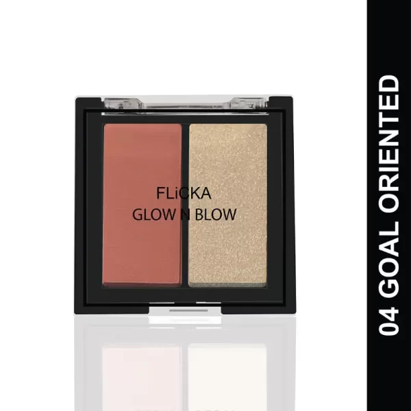 Flicka Glow N Blow Blusher & Highliter 04 Goal Oriented