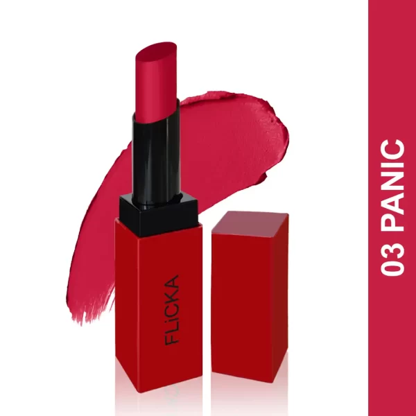 Flicka Lip Alert Matte Lipstick 03 Panic