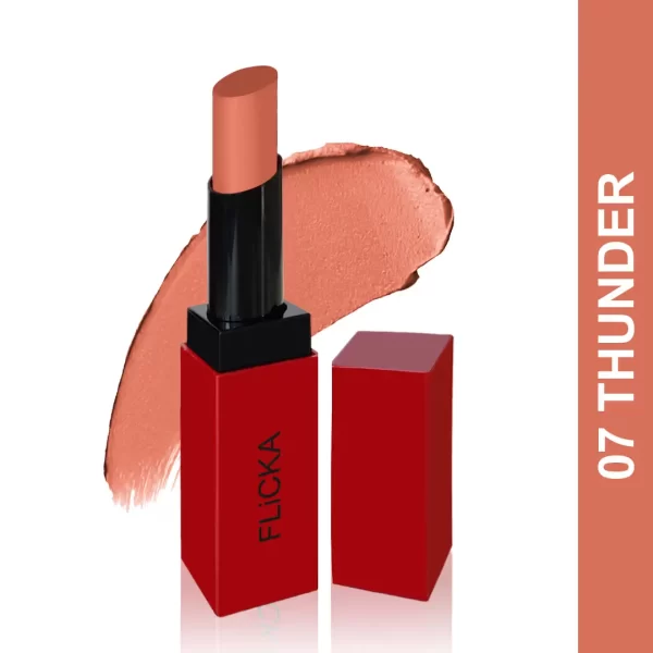 Flicka Lip Alert Matte Lipstick 07 Thunder