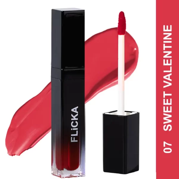 Flicka Set And Attack Liquid Matte Lipstick 07 Sweet Valentine