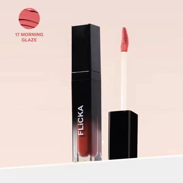 Flicka Set And Attack Liquid Matte Lipstick 17 Morning Glaze