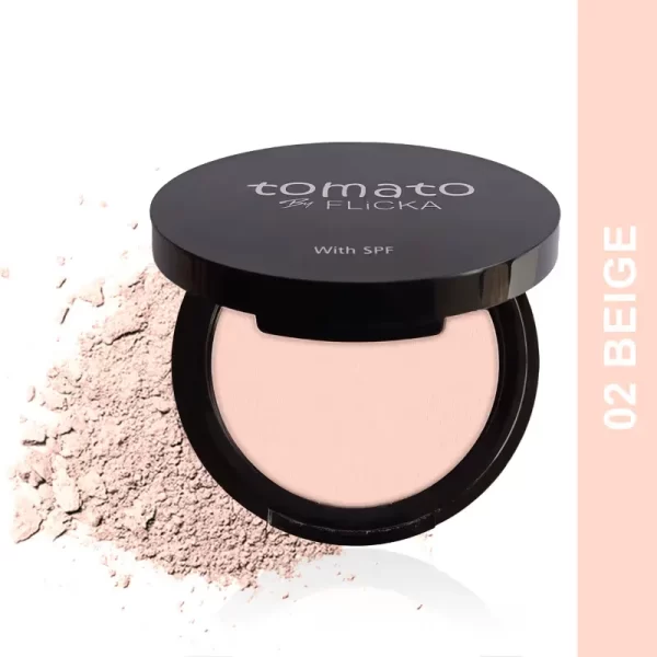 Flicka Tomato Compact Powder With Spf Beige1