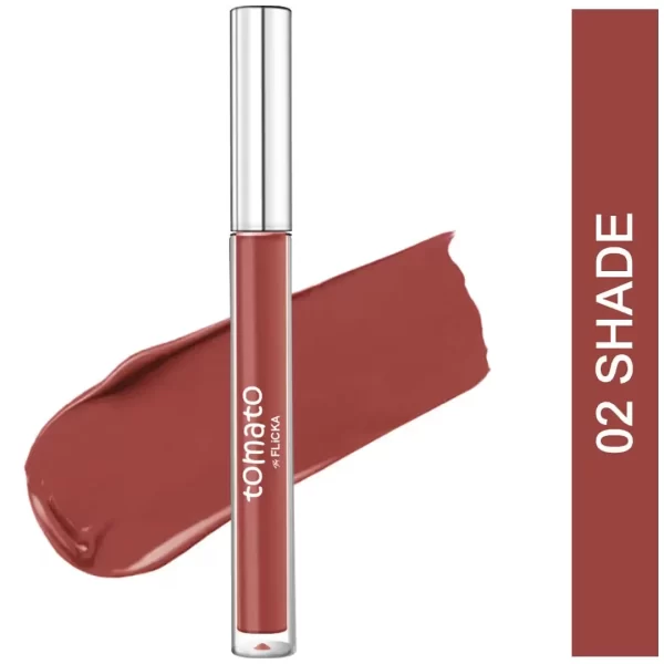 Flicka Tomato Liquid Lipstick 02 Shade