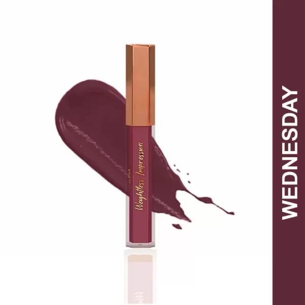 Flicka Weightless Impression Liquid Lipstick Wednesday