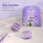 Gillette Venus Comfortglide Hair Removal Razor For Women With Avocado Oils & Freesia Scent 1 Pc5