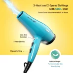 Ikonic Me Ultralight 2000 Hair Dryer Teal3