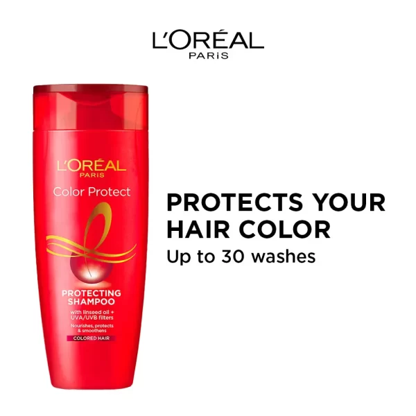 L'oreal Paris Colour Protect Shampoo With Uva & Uvb For Colour Treated Hair1