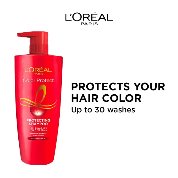 L'oreal Paris Colour Protect Shampoo With Uva & Uvb For Colour Treated Hair2