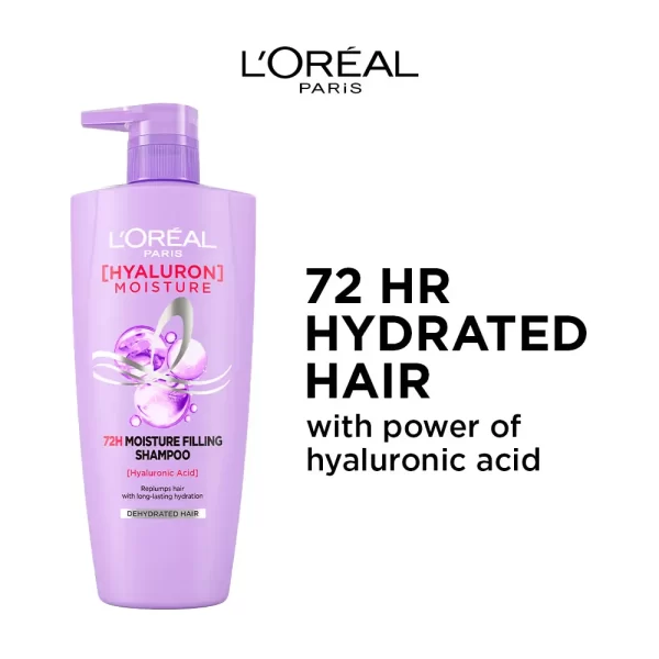 L'oreal Paris Hyaluron Moisture Shampoo With Hyaluronic Acid For 72 Hr Hydrated Hair1