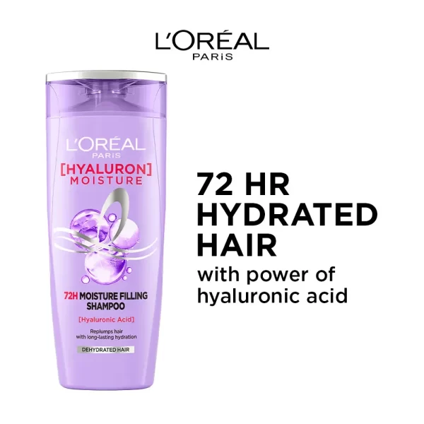 L'oreal Paris Hyaluron Moisture Shampoo With Hyaluronic Acid For 72 Hr Hydrated Hair1