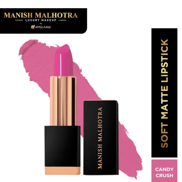 Manish Malhotra Beauty By Myglamm Soft Matte Lipstick Candy Crush1