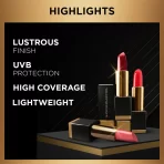 Manish Malhotra Hi Shine Lipstick Long Lasting, Uvb Protected, Glossy Finish Barely Nude3