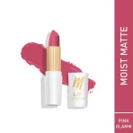 Myglamm Lit Moist Matte Lipstick Pink Glamm4