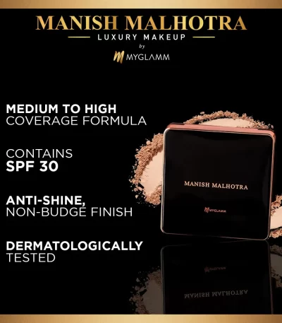 Myglamm Manish Malhotra Beauty Skin Awakening Compact Warm Caramel2