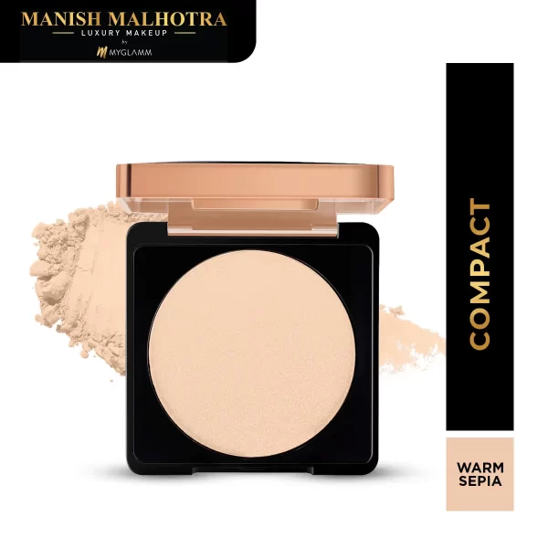 Myglamm Manish Malhotra Beauty Skin Awakening Compact Warm Sepia