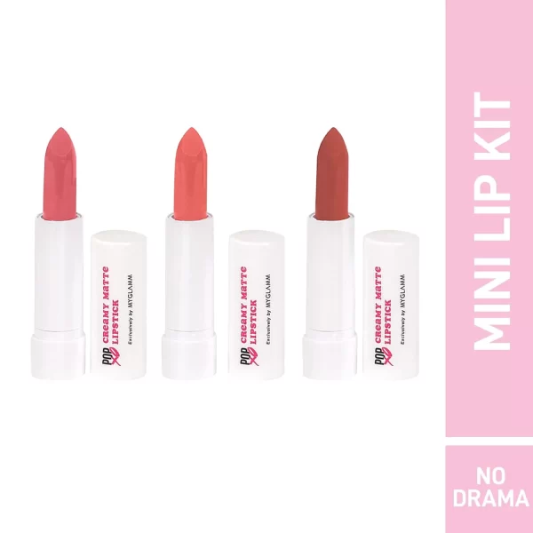 Myglamm Popxo Makeup Collection No Drama Mini Lip Kit Lipstick2