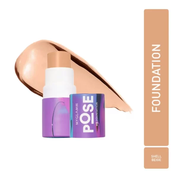 Myglamm Pose Hd Foundation Stick Shell Beige