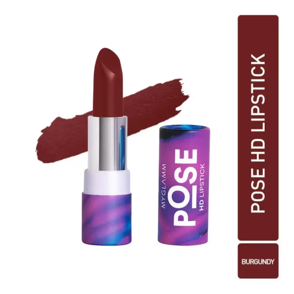 Myglamm Pose Hd Lipstick Burgundy