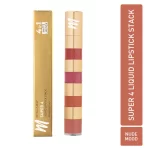 Myglamm Super 4 Liquid Lipstick Stack Nude Mood1