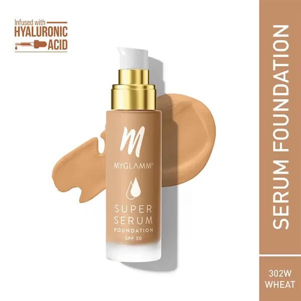 Myglamm Super Serum Foundation Spf 30 302w Wheat