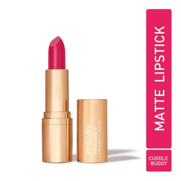 Myglamm Treasure It Seude Matte Lipstick Cuddle Buddy