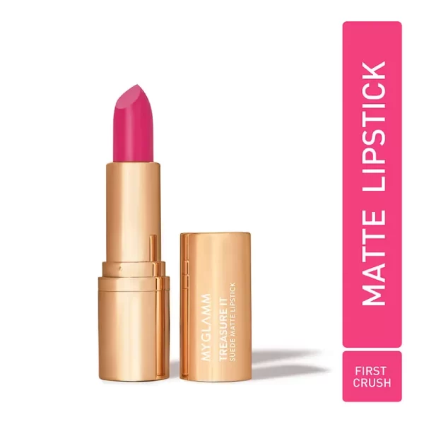 Myglamm Treasure It Seude Matte Lipstick First Crush