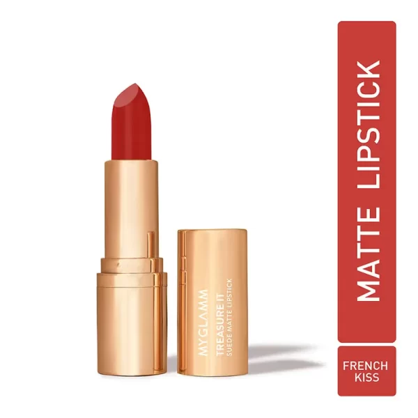 Myglamm Treasure It Seude Matte Lipstick French Kiss